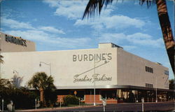 Burdine's - Sunshine Fashions Postcard