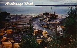 Anchorage Dock Alaska Postcard Postcard