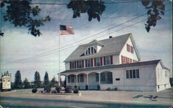 View of Allenhurst Restaurant Danvers, MA Postcard Postcard