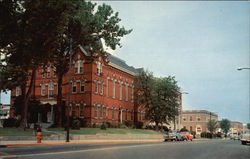 Main Street Looking East Postcard