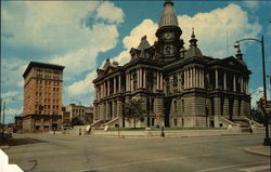 Tippecanoe County Court House and Lafayette Life Building Indiana Postcard Postcard