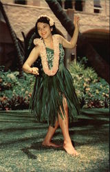 Graceful Island Dancer Postcard