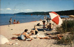 Congregational Assembly Private Beach at Pilgrim Postcard