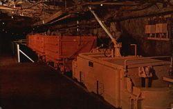 Tower Sudan State Park - Ore Train in Underground Iron Mine Postcard
