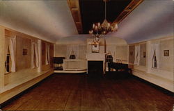 Old Ballroom at Longfellow's Wayside Inn Sudbury, MA Postcard Postcard