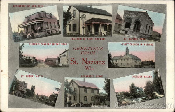 Greetings from St. Nazianz, Wisconsin Saint Nazianz