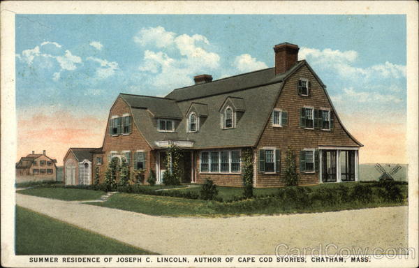 Summer Residence of Joseph C. Lincoln, Author of Cape Cod Stories Chatham Massachusetts