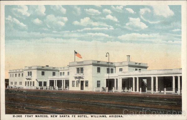 Fray Marcos, New Santa Fe Hotel Williams Arizona