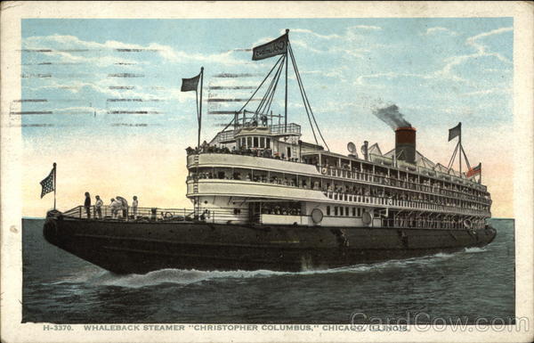 Whaleback Steamer Christopher Columbus Chicago Illinois