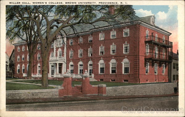 Miller Hall, Women's College, Brown University Providence Rhode Island