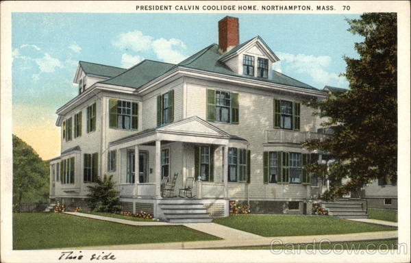 President Calvin Coolidge Home Northampton Massachusetts