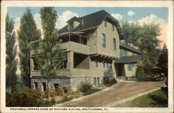 Naulhaka - Former Home of Rudyard Kipling Brattleboro Vermont