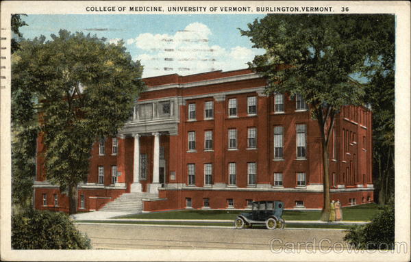 College of Medicine at the University of Vermont Burlington