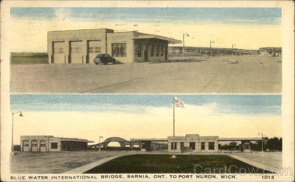 Blue Water International Bridge, Sarnia, Ont. to Port Huron, Mich Michigan