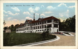 View of Sanitarium Eau Claire, WI Postcard Postcard