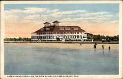 Pass-A-Grille Hotel, on the Gulf of Mexico Postcard