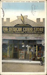 Tijuana's Busiest Curio Store Postcard
