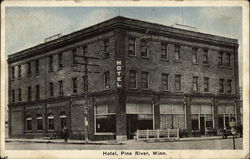 View of Hotel Pine River, MN Postcard Postcard
