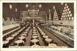 Flying Trapeze Restaurant - 217-219 West 57th Street Postcard