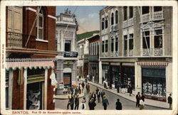 Rua 15 de Novembro - Quatro Cantos Postcard