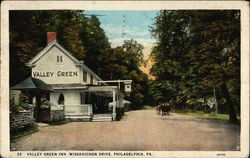 Valley Green Inn, Wissahickon Drive Postcard