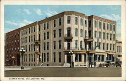 Leeper Hotel Chillicothe, MO Postcard Postcard