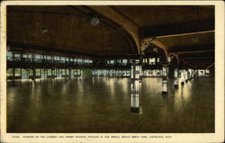 Interior of the Largest and Finest Dancing Pavilion in the World, Euclid Beach Park Postcard