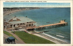 Casino from Terrace Gables Hotel Falmouth Heights, MA Postcard Postcard