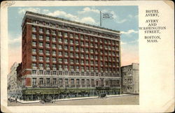 Hotel Avery at Avery and Washington Street Boston, MA Postcard Postcard