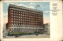 Hotel Avery at Avery and Washington Street Postcard