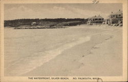 The Waterfront, Silver Beach North Falmouth, MA Postcard Postcard