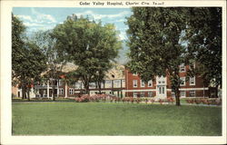 Cedar Valley Hospital Charles City, IA Postcard Postcard