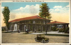 Sherman Park - Field House Chicago, IL Postcard Postcard