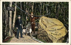 The Largest Nugget in the World - Property of the Skagway Street Car Postcard