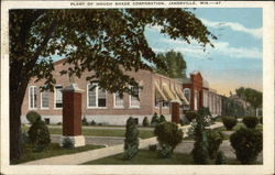 Plant of Hough Shade Corporation Janesville, WI Postcard Postcard