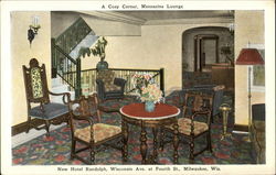 New Hotel Randolph, Wisconsin Ave. at Fourth St Postcard