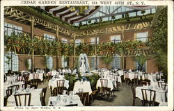 Cedar Garden Restaurant, 124 West 48th St New York, NY Postcard Postcard
