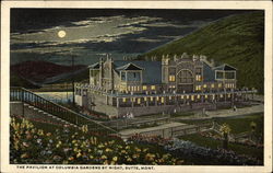 The Pavilion at Columbia Gardens by Night Postcard