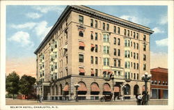 View of Selwyn Hotel Charlotte, NC Postcard Postcard