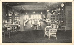 Dining Room at the Westcustogo Inn, Yarmouth Foreside Postcard