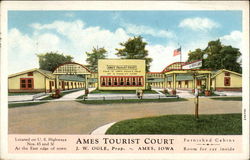 Ames Tourist Court, J.W. Ogle, Prop Iowa Postcard Postcard