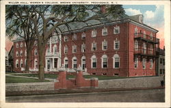 Miller Hall, Women's College, Brown University Postcard