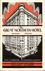 The Great Northern Hotel Chicago, IL Postcard Postcard