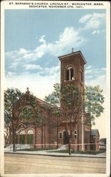 St. Bernard's Church, Lincoln St Postcard