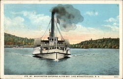 Steamer Mt. Washington On Lake Winnepesaukee Postcard