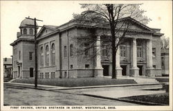 First Church, United Brethren in Christ Westerville, OH Postcard Postcard