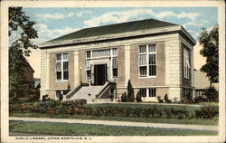 Public Library Upper Montclair, NJ Postcard Postcard