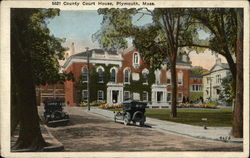 County Court House Plymouth, MA Postcard Postcard