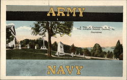 A Vista of Washington DC From Arlington National Cemetery Virginia Postcard Postcard