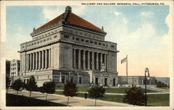 Soldiers' and Sailors' Memorial Hall Pittsburgh, PA Postcard Postcard